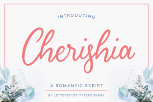 Cherishia: The Handwritten Font That Adds Sweetness and Romance to Every Design