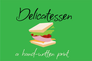 Delicatessen: A Playful, Authentic Font