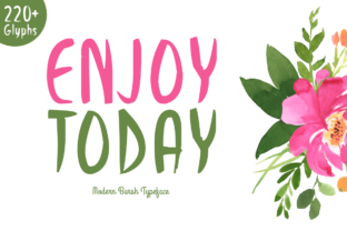 Enjoy Today: A Modern Brush Font for Real Projects