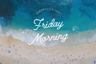 Friday Morning: A Handwritten Font with Soul