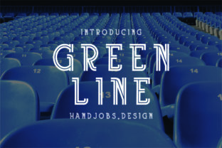 Green Line: A Distinctive Serif Font for Bold Brand Identities