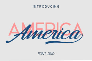 Hangberd America Duo: Where Bold Caps Meet Expressive Script