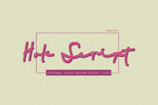 Hole Script: Bold Handwritten Font for Authentic Design