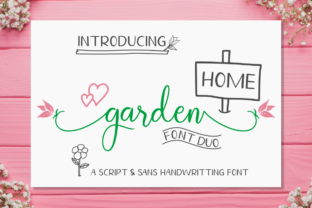 Homegarden Duo: Handwritten Charm That Fits Real Creative Work