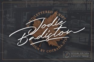 Jodie Badiston: The Elegant Script Font That Adds Bold Personality to Real Projects