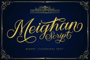 Meighan Script: The Elegant Vintage Calligraphy Font for Modern Design