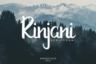 Rinjani: A Bold, Personal Script Font