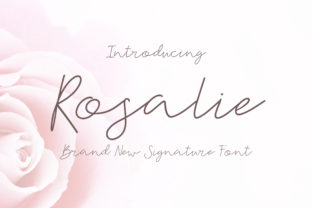 Rosalie: A Fresh Signature Font for Modern Branding and Communication