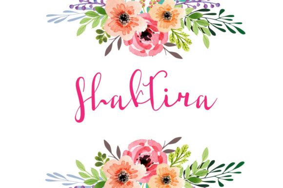 Shaktira: Elegant Handwritten Charm