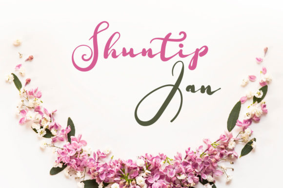 Shuntip Jan: A Delicate Handwritten Font