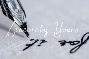Sincerely Yours: Where Handwritten Warmth Meets Modern Design