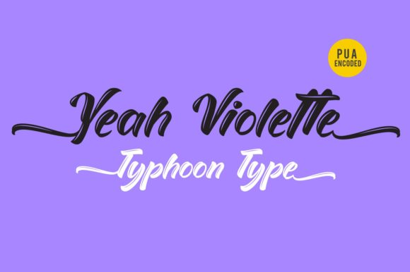 Yeah Violette: A Strategic Typeface for Distinctive Visual Communication